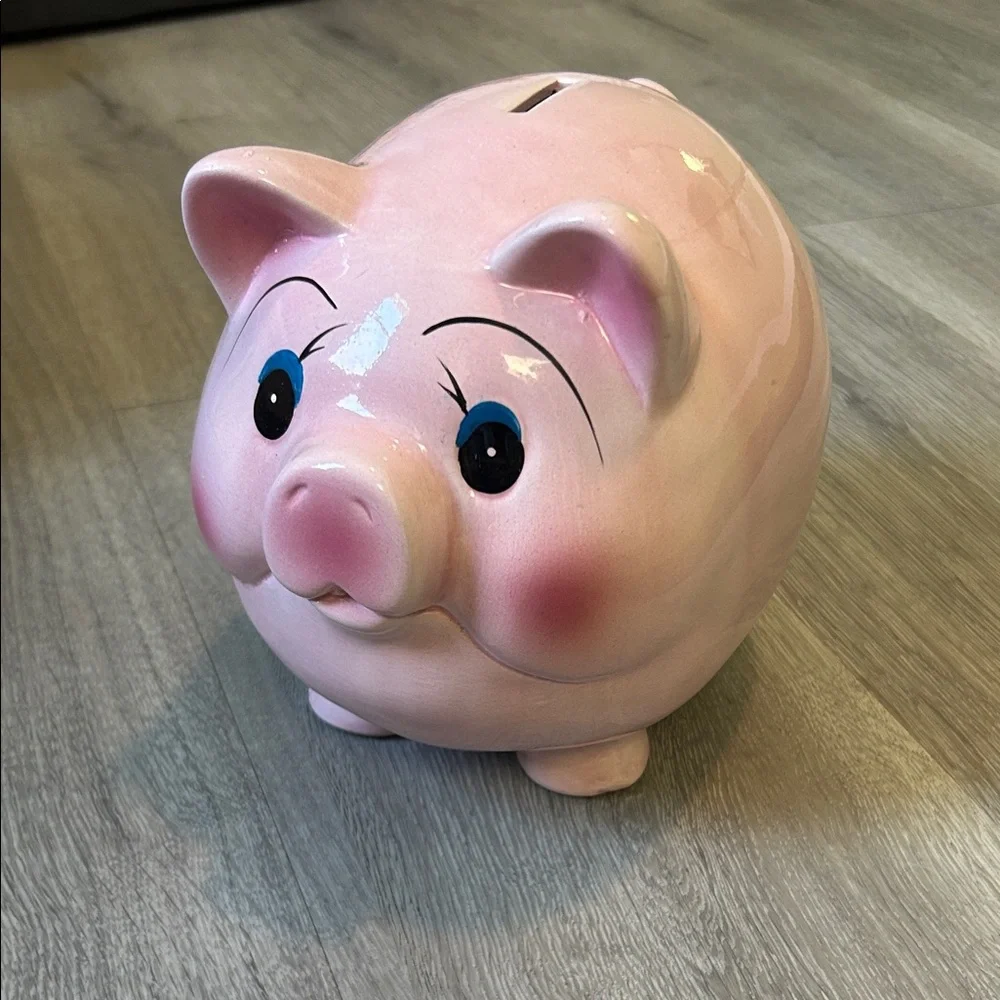 Pink Piggy Bank - Picture 1 of 5